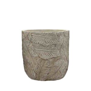 ΤΣΙΜΕΝΤΕΝΙΟ ΚΑΣΠΩ ΣΤΡΟΓΓΥΛΟ - ΧΡΩΜΑ: ΜΠΕΖ - ΣΧΕΔΙΟ: ΑΝΑΓΛΥΦΟ ΜΟΤΙΒΟ ΦΥΛΛΑ