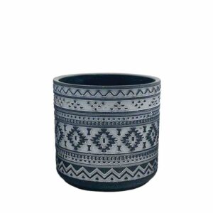 ΚΑΣΠΩ ΣΚΟΥΡΟ ΜΠΛΕ/ΛΕΥΚΟ ΣΤΡΟΓΓΥΛΟ MOTIBO ΜΠΟΧΟ ΜΕΣΑΙΟ