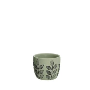 ΚΑΣΠΩ ΣΤΡΟΓΓΥΛΟ ΛΑΔΙ/ΜΑΥΡΟ ΣΧΕΔΙΑ ΦΥΛΛΩΝ ΜΙΝΙ