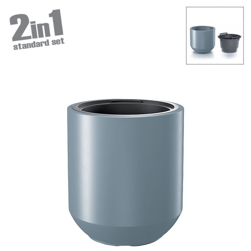 ΚΑΣΠΩ (2 ΣΕ 1) ΓΚΡΙ HEOS ΣΤΡΟΓΓΥΛΟ ΜΕΣΑΙΟ