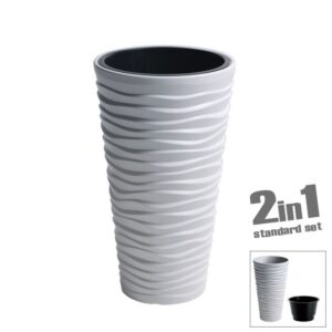 ΛΕΥΚΟ SAND SLIM ΚΩΝΟΣ 2in1 ΓΛΑΣΤΡΑ ΜΕΣΑΙΟ ΜΕΓΕΘΟΣ