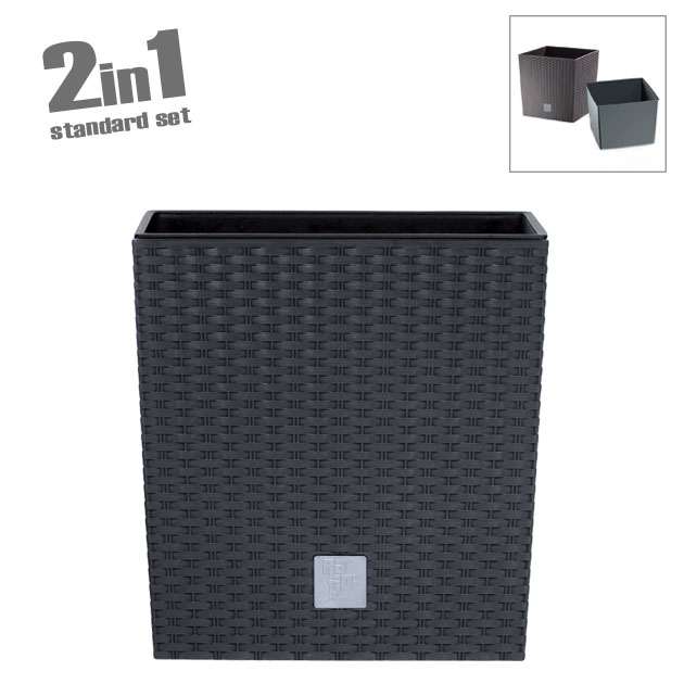 ΚΑΣΠΩ-ΓΛΑΣΤΡΑ (2 ΣΕ 1) ΑΝΘΡΑΚΙ RATO LOW ΤΕΤΡΑΓΩΝΗ ΜΕΓΑΛΗ