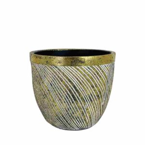 ΚΑΣΠΩ ΣΤΡΟΓΓΥΛΟ ΧΡΥΣΟ ΜΕ ΛΕΥΚΕΣ ΔΙΑΓΩΝΙΕΣ ΓΡΑΜΜΕΣ ΜΕΣΑΙΟ