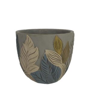 ΚΑΣΠΩ ΣΤΡΟΓΓΥΛΟ ΓΚΡΙ/ΚΑΦΕ/ΕΚΡΟΥ ΑΝΑΓΛΥΦΑ ΦΥΛΛΑ ΜΕΣΑΙΟ