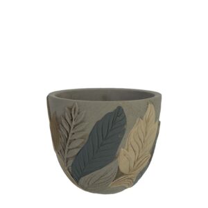 ΚΑΣΠΩ ΣΤΡΟΓΓΥΛΟ ΓΚΡΙ/ΚΑΦΕ/ΕΚΡΟΥ ΑΝΑΓΛΥΦΑ ΦΥΛΛΑ ΜΙΚΡΟ