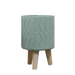 ΤΣΙΜΕΝΤΕΝΙΟ ΚΑΣΠΩ ΜΕ ΞΥΛΙΝΑ ΠΟΔΙΑ ΦΥΣΤΙΚΙ 23,5cm