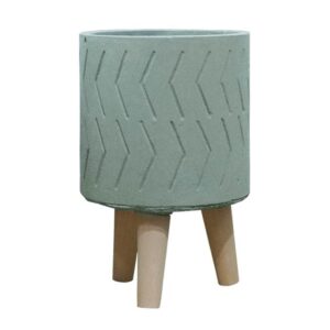 ΤΣΙΜΕΝΤΕΝΙΟ ΚΑΣΠΩ ΜΕ ΞΥΛΙΝΑ ΠΟΔΙΑ ΦΥΣΤΙΚΙ 28,5cm