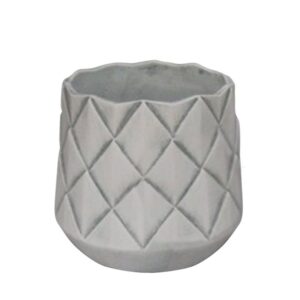 ΚΑΣΠΩ ΓΚΡΙ/ΛΕΥΚΟ ΣΤΡΟΓΓΥΛΟ ΡΟΜΒΟΙ ΨΗΛΟ