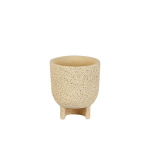 Κασπώ ζαγρέ με βάση (σειρά 3ων) μπέζ Υ16cm